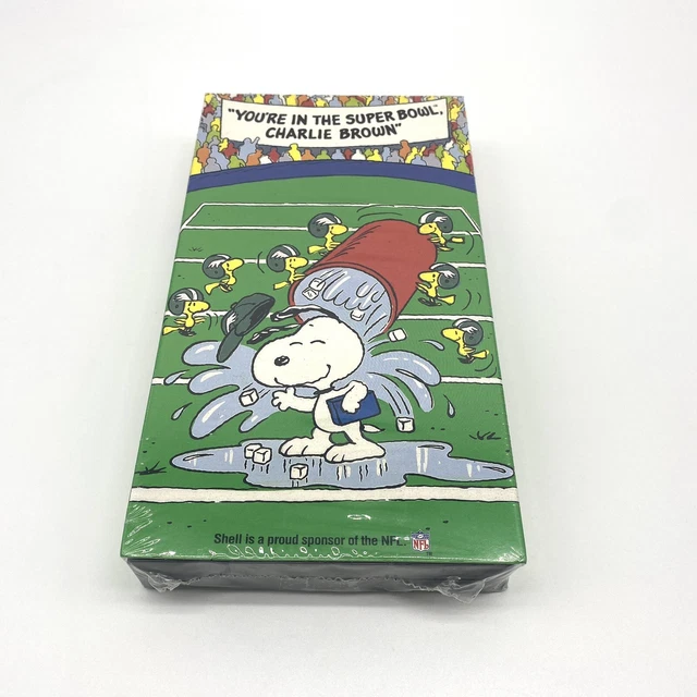 VHS CHARLIE BROWN Youre In The Super Bowl Charlie Brown (VHS, 1993) New ...