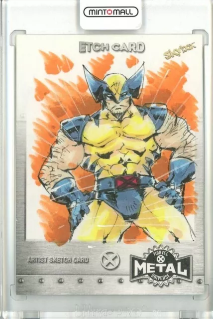 2020 Upper Deck Marvel X-Men Metal Universe Wolverine by Long Vo Sketch