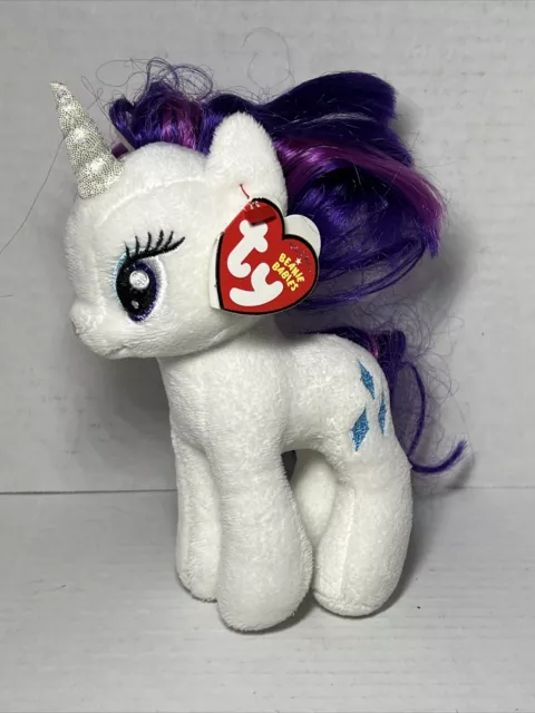 Ty Beanie Babies - My Little Pony 2014 "RARITY" - 7" Tall - With Tags