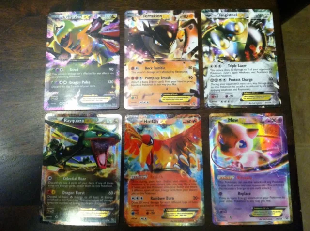 Pokemon Holo Rare Lot Of 6 Cards From Dragons Exalted EX NM/M