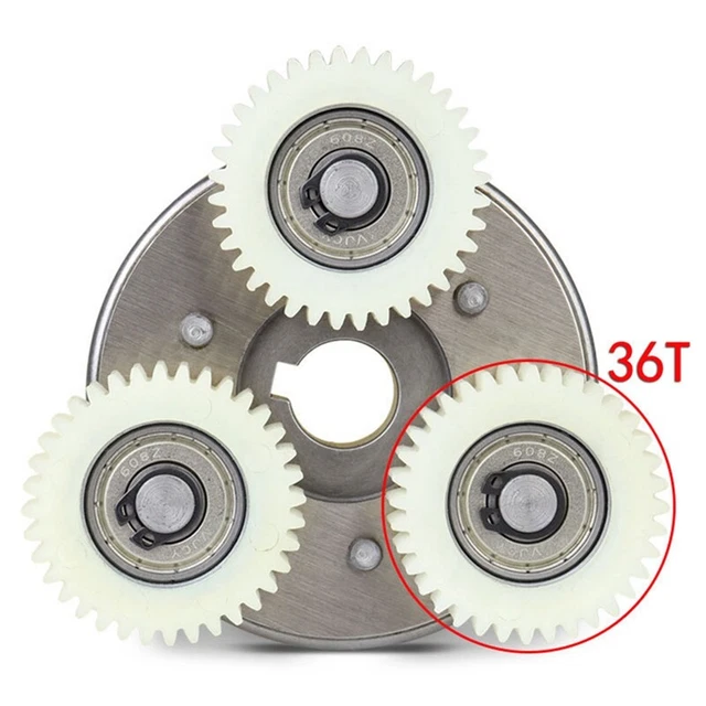 Kit d'Engrenages en Nylon 36T de Vélo Électrique et Embrayage 70mm pour Bafang 250W 350W Moteur d'Entraînement Central - Auto