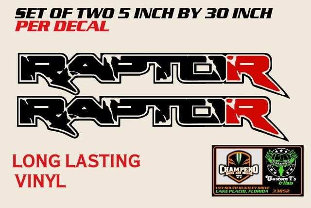 FORD RAPTOR TRUCK Bed Side SVT Decal Kit-Graphic-Sticker-F-150 Ranger ...
