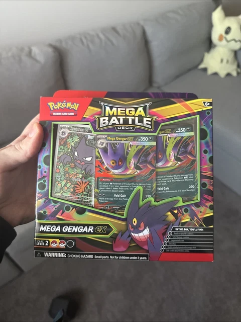 POKÉMON TCG MEGA Battle Deck Mega Gengar EX, MEP027 Haunter Promo POKÉMON TCG MEGA Battle Deck Mega Gengar EX, MEP027 Haunter Promo