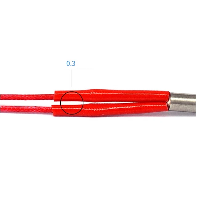 Heating Printer Cartridge Heater 30W/40W Accessories Element Stainless Steel