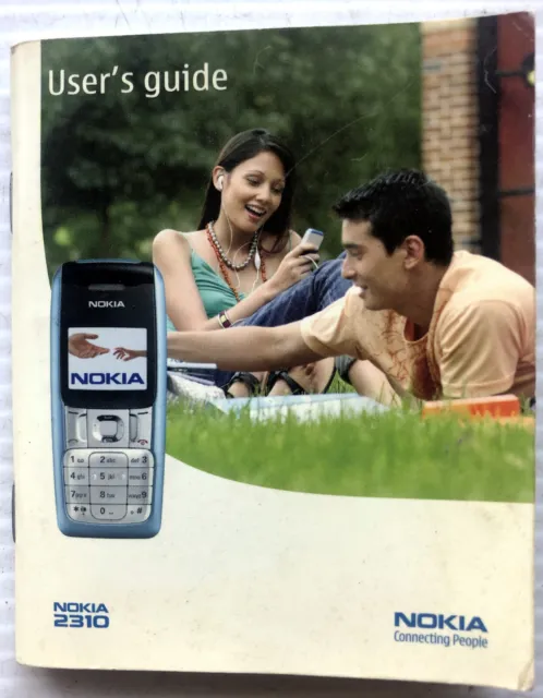 Original 1999 Nokia 2310 Mobile Phone User's Guide Book