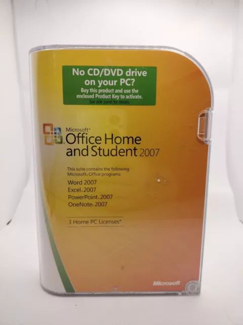 Microsoft Office 2007 Home and Student - noncommercial version - CD ROM software