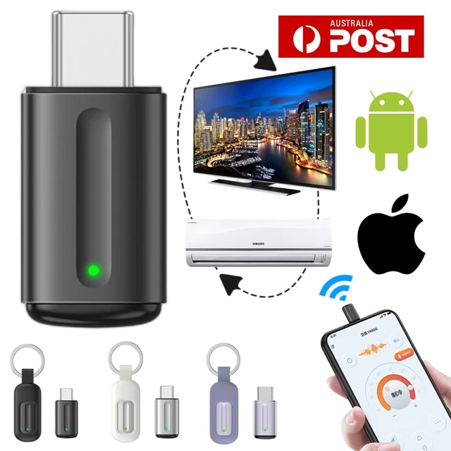 UNIVERSAL PHONE INFRARED Transmitter Android IOS Adapter Wireless ...