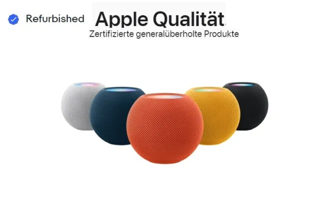 Apple HomePod Mini A2374 Lautsprecher WLAN Bluetooth Certified Apple Refurbished