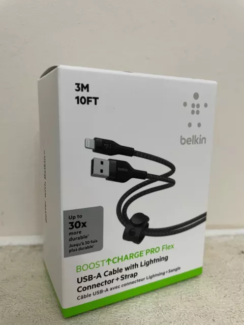 Belkin 3M USB-A to Lightning MFI Certified Charger Cable for iPhone 14 13 11 SE