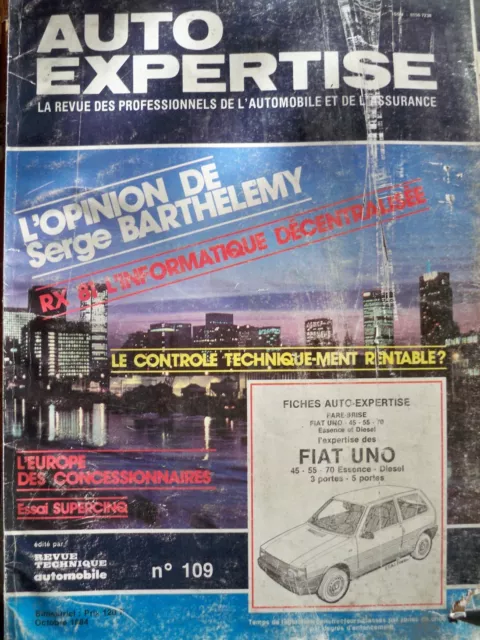 FIAT Uno - Revue technique Auto Expertise (catalogue pièces détachées)