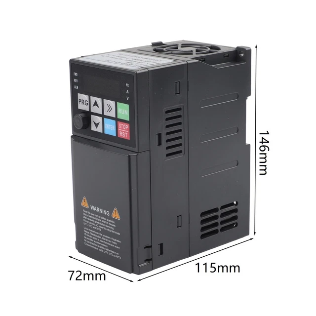VFD VARIABLE FREQUENCY Drive 220V Single Phase In 3Phase Out 2 2KW ...