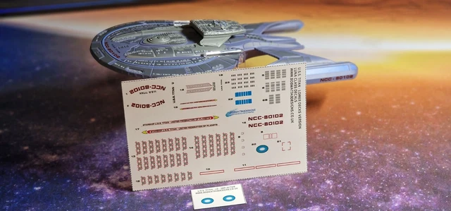 LUNA CLASS USS Titan UNTERDECKS VERSION! Star Trek EAGLEMOSS - NUR ...