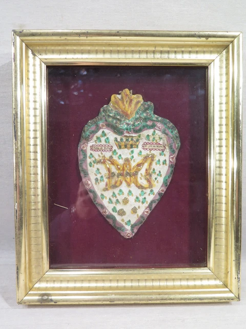 Reliquaire Le roseau de Saint Prosper- Cadre reliquaire vers 1800 - Le