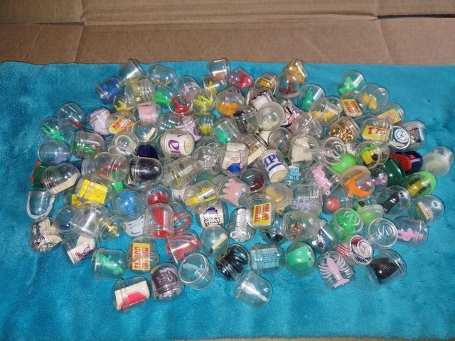 Vintage 1970's Gumball Charms Prizes Lot Of 144 In Original Capsules