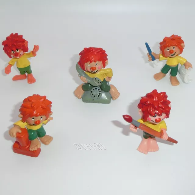 •••traxx38••• : 5x Pumuckl Figuren 80er Jahre••• Schleich, W. Germany •••Schaut!