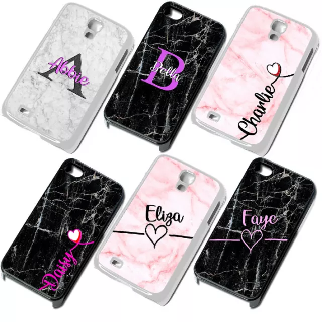 Personnalisé Marbre Nom Téléphone Housse pour Ipod IPHONE Samsung 4 5 6 7 8 X