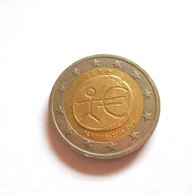 2 EURO MÜNZEN "Strichmännchen mit großen Eurozeichen" für Sammler/Selten EUR 500,00 PicClick DE