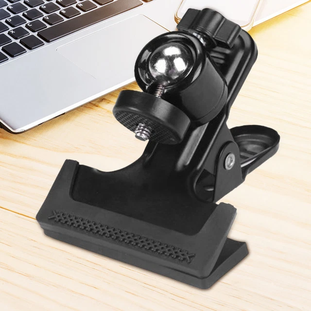 Soporte reflector de flash fuerte mini clip de cabeza esférica para cámara digital videocámara