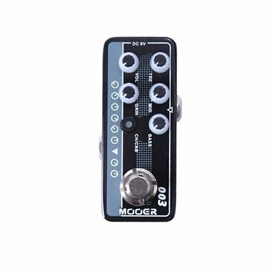 Mooer Power 003 Dual Channel Zone Micro preamplificatore con 3 bande e modellazione Amp 