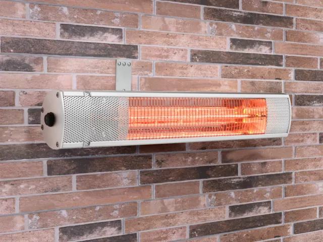 Infrarot Terrassenstrahler Strom Heizstrahler außen IP55 Terrassenheizer Heizung