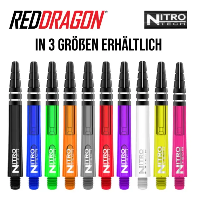 Red Dragon Nitrotech Dartschaft mit Alu Top Schäfte Shaft-> Mengenrabatt