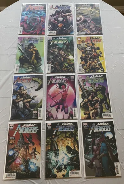 Savage Avengers Annual #1 and Vol 1 #0-28 Kulan Gath Lot of 30 | HUGE AUCTION