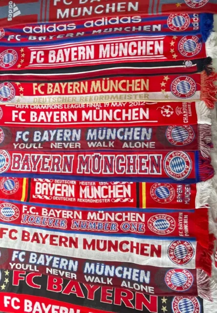 FC Bayern München Fussball Bundesliga Schal Champions League Uefa Rekordmeister