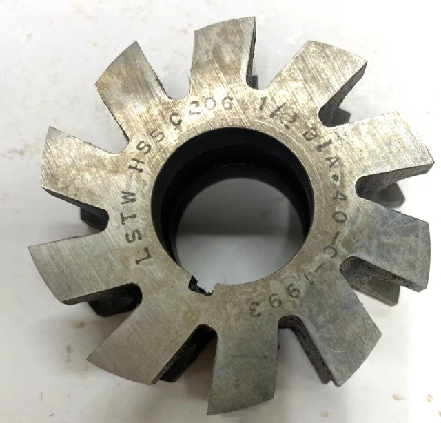 Precision Milling Cutter 1/2" Cutting Diameter 2-1/4" X 1/2" X 3/4"  40-C-1993