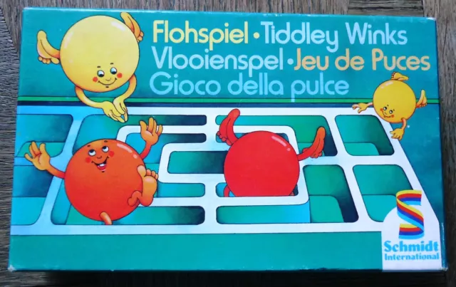 Flohspiel von Schmidt – Mitbringspiel – Reisespiel – 2-4 Spieler