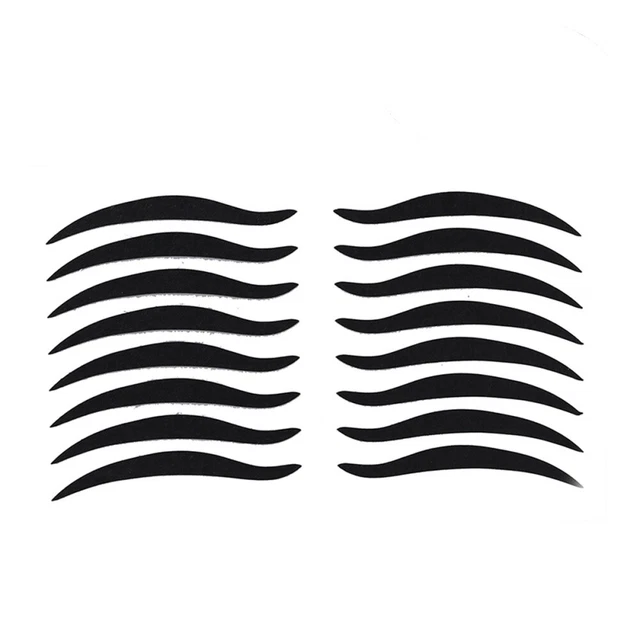 80 paia adesivi per palpebre riutilizzabili strumento trucco eyeliner doppio lato