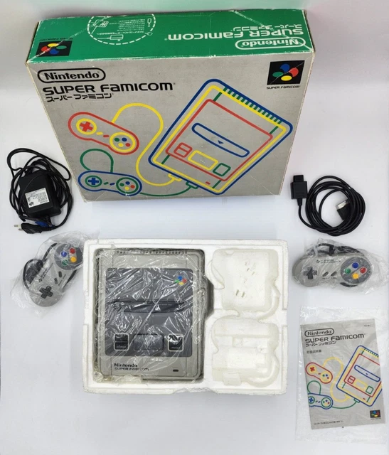 Console Nintendo Super Famicom  + 1 adapteur + 30 Jeux