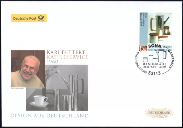 BRD 2020: Design: Kaffeeservice! Post-FDC der selbstklebenden Nr 3570! 20-12