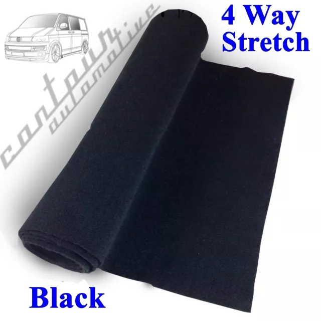 VAN CARPET LINING CAR VW T5 T6 CAMPER BOAT MOTOR HOME TRIM STRETCH All 9 Colours 3