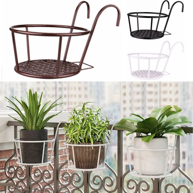 de fenêtre Rampes Garde-corps Pot de planteur, Pot à fleurs suspendu, Balcon