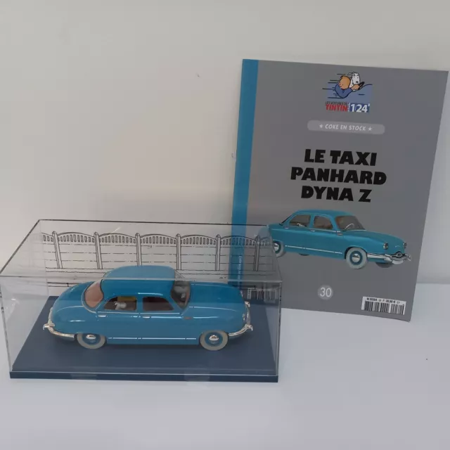Tintin Hatchete Car 1/24 - Le Taxi Panhard Dyna Z - N° 30