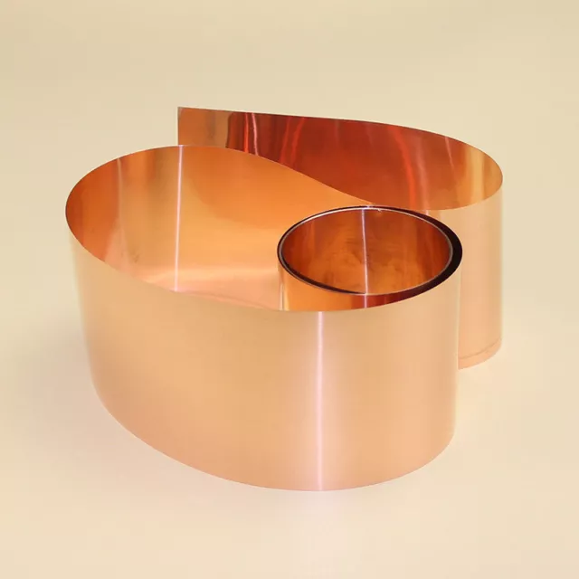 1pcs 99.9% Pure Copper Cu Metal Sheet Foil Plate Strip Thickness 0.01mm -- 1mm 3