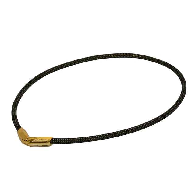 Phiten Necklace RAKUWA Neck X50 V Type Gold 50cm