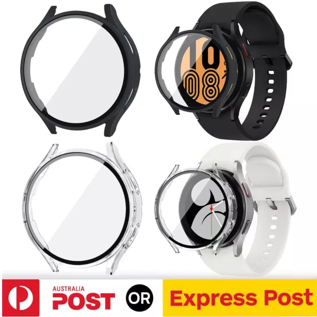For Samsung Galaxy Watch 6 5 Pro 4 45/40/44/43/47 Glass Case Screen Protector