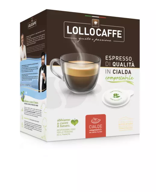 Cialde Lollo Caffe' Miscela Argento 300 Pz Ese 44 Mm