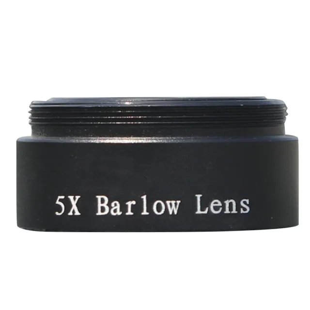 3X(Lentille Barlow 5X pour Tout M28X0.6 Filetage 1.25 Pouces Oculaire TéLes2953