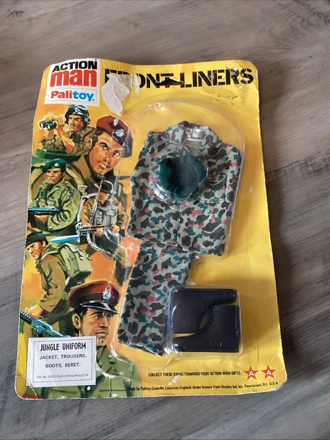ACTION MAN PALITOY uniforme cape à capuche kaki quartermasters stores