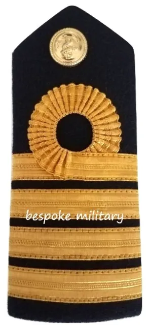 Royal Navy Capt Captain Rank Insignia Shoulder Strap Board Epaulette (BRAND NEW) 2