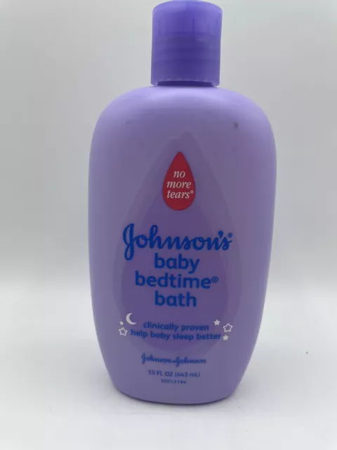 Johnson's Bedtime Baby Bubble Bath 15 oz Discontinued Rare Bs254