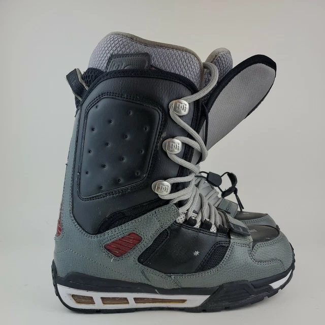 MENS SIZE 5 DC Gray And White Snowboard Boots Imperfect See All
