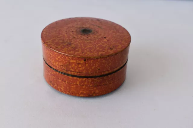 Antique Wooden Jewelry Box Storage Tikka Lacquer Work Painting"" F2