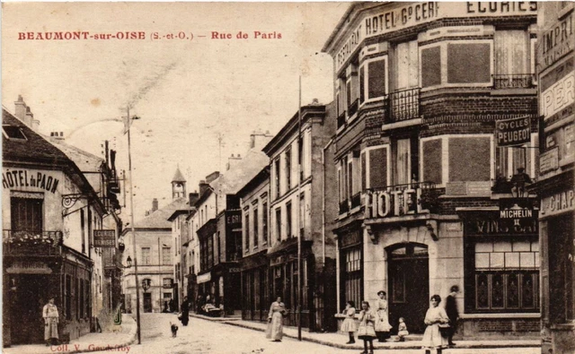 CPA BEAUMONT-sur-OISE - Rue de Paris (519338)