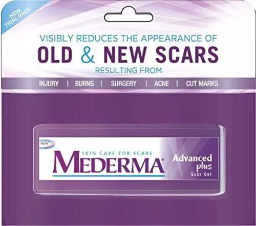 Cuidado de la piel Mederma Advanced Plus Scar Gel para cicatrices nuevas y viejas 5 gm comprar 2 obtener 1 gratis