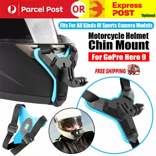 Helmet Chin Mount Holder Motorcycle Strap For GoPro Hero 9/8/7/6/5 Sports Camera