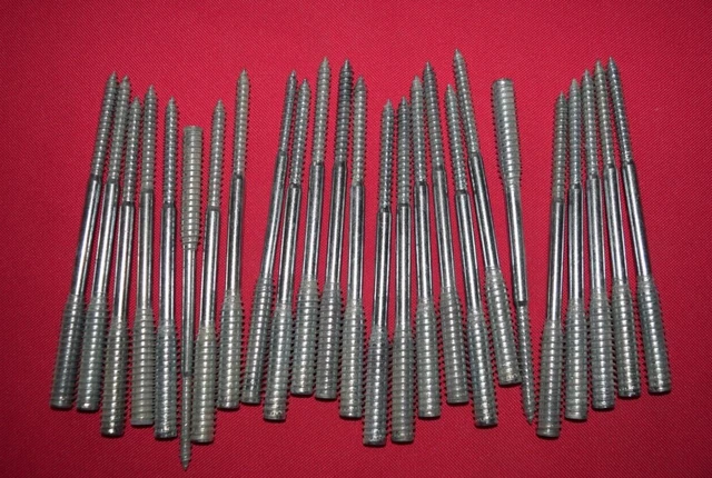 25x viti a bastone BTI viti distanziali - per montaggio porte e finestre 6/10x150