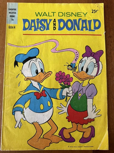 walt-disney-daisy-and-donald-duck-comic-g-644-1976-15-00-picclick-au